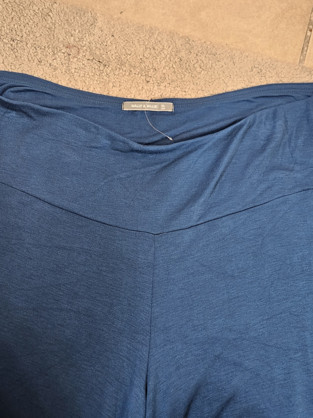 Nally & Millie Blue Palazzo Pants – Size XL - Picture 6 of 9